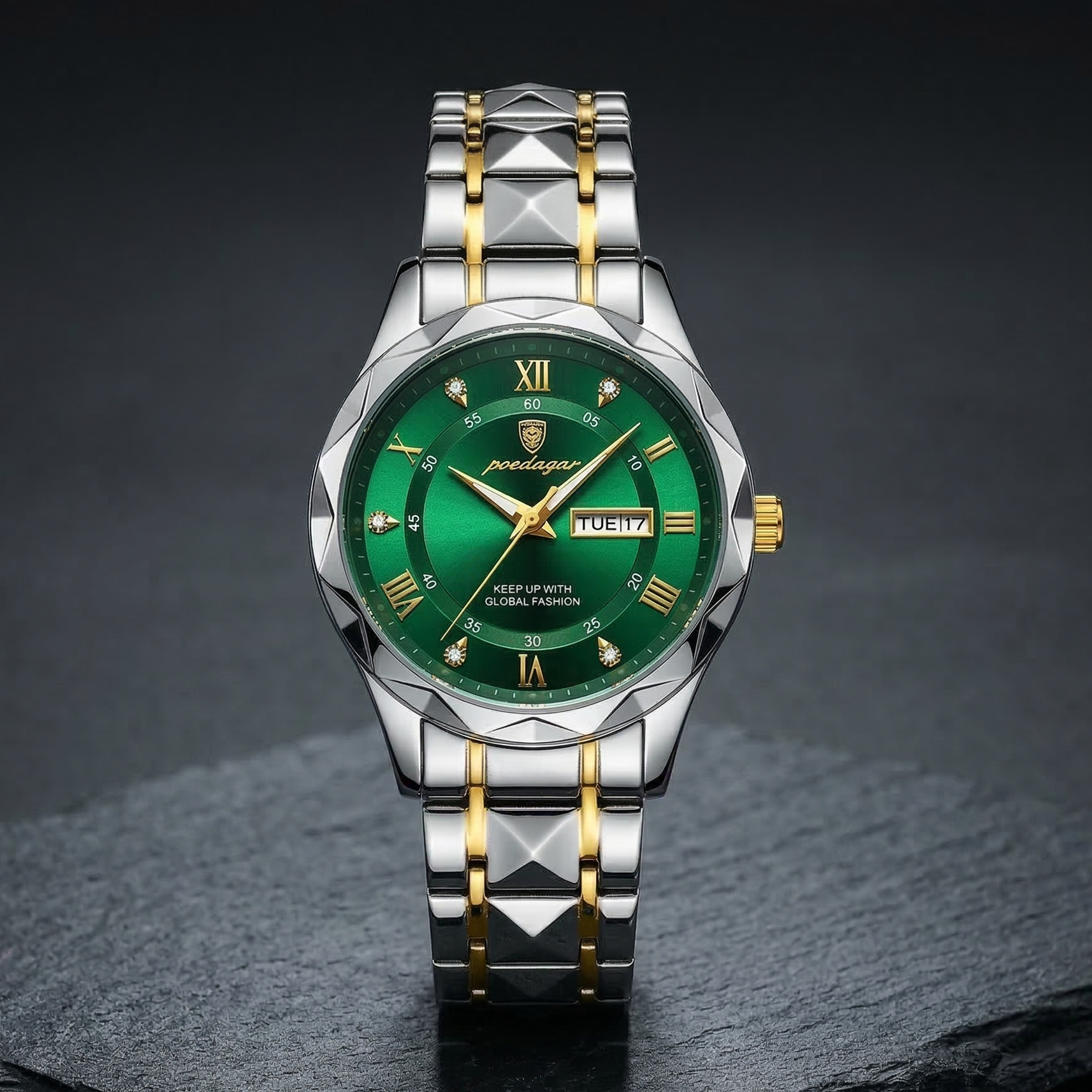 POEDAGAR Luxury Men's Watch | Water Resistant Premium Wrist Watch for Men (Code: 12680 )